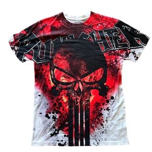 Marvel Punisher Double Sided Graphics Medium T-shirt